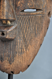 TOP! Kikashi initiation mask, Eastern Luba, DR Congo, ca 1900