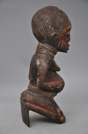 Fertility statue of the YORUBA, Nigeria, 2nd half of the 20th century