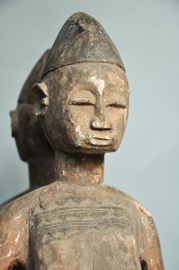 Special Igbo Altar Statue: Fertility Figure with Unique Duality