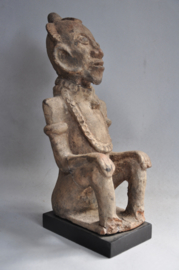 Rare! Terra cotta BOBO king's statue, Burkina Faso, mid-20th century