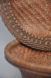 Beautiful woven basket for rice, IFUGAO, Philippines, 2nd half of the 20th century