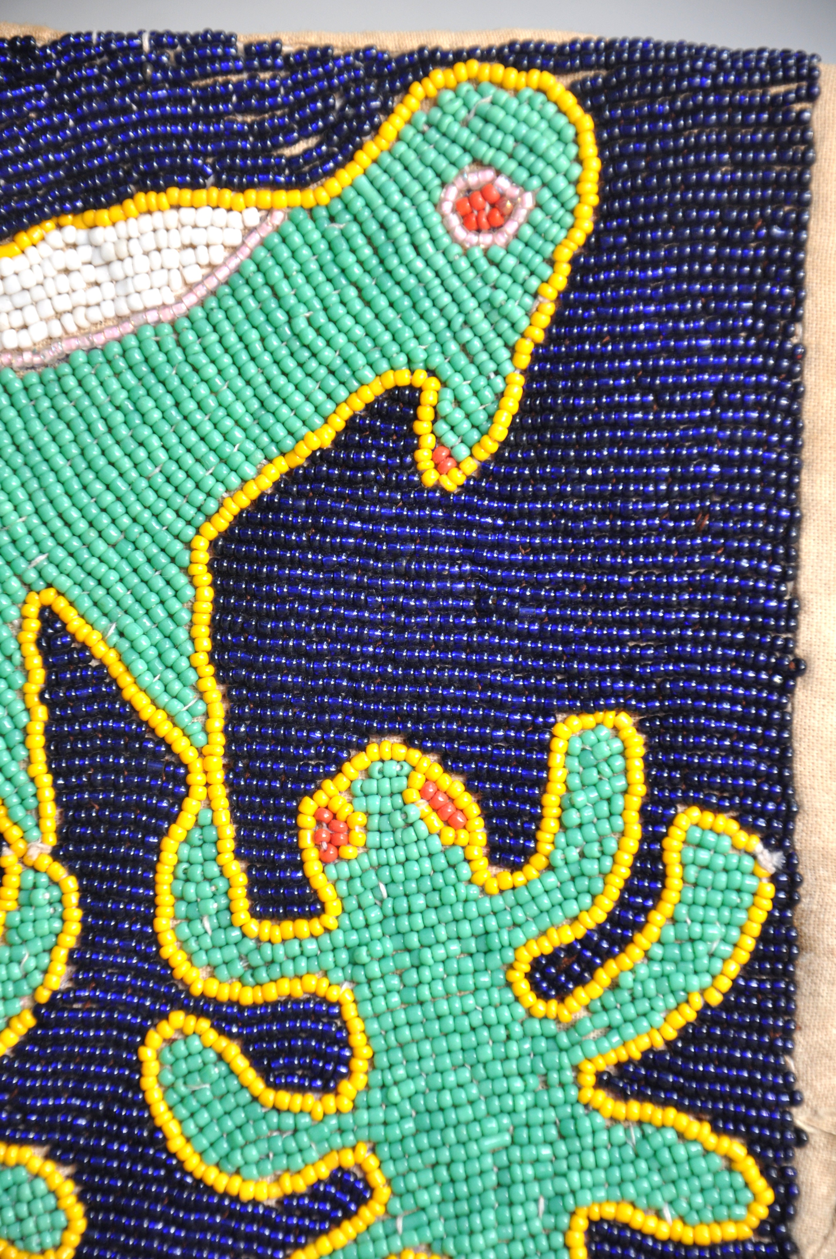 Dubbel kralenjasje voor Ibedji tweeling, Yoruba, Nigeria, 2e helft 20e eeuw