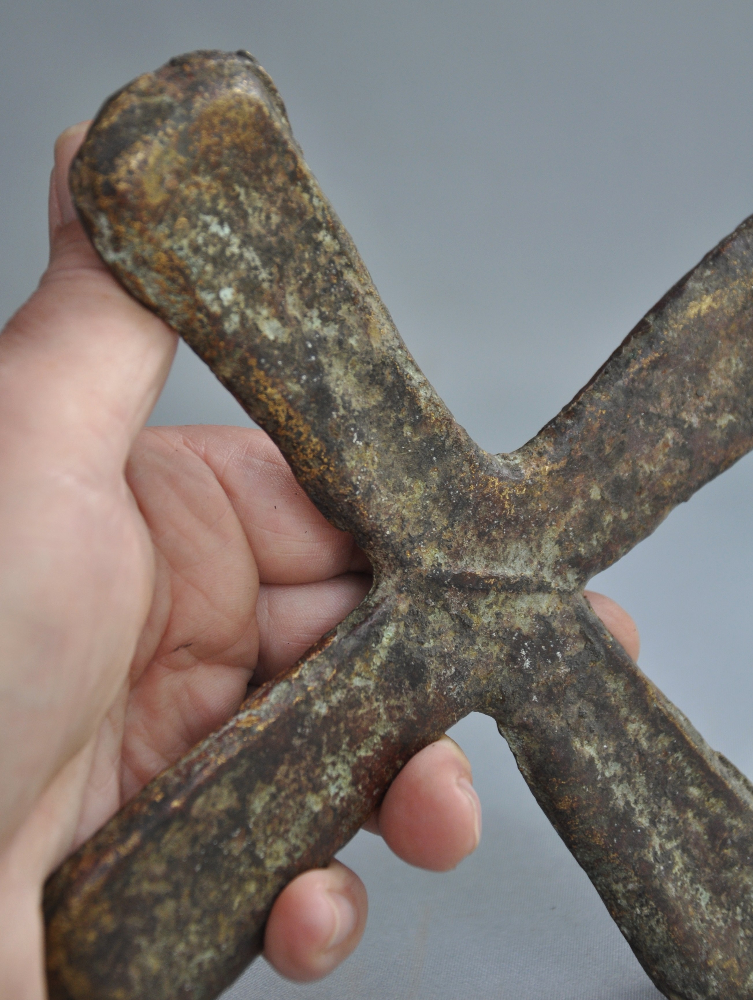 KATANGA CROSS, oud Congolees betaalmiddel van koper, DR Congo,