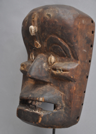 Very old, intensively used dance mask, KRAN, Liberia, approx. 1930