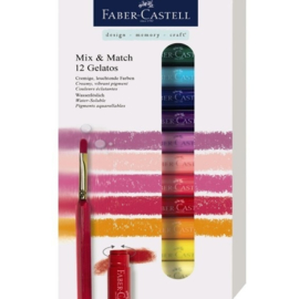Faber Castell Gelatos - Pigment Sticks - Color Kit 12 st.