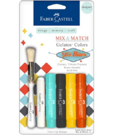 Faber Castell Gelatos - Pigment Sticks - 50' Diner 4 st.