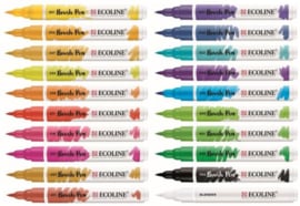 Brush pen Ecoline set - 20 stuks