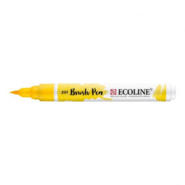 Brush pen Ecoline Lichtgeel (201) - 1 stuk