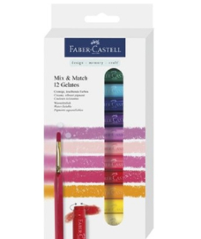 Faber Castell Gelatos - Pigment Sticks - Color Kit 12 st.