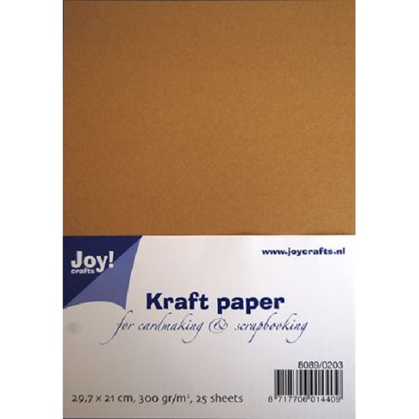 vasteland Contract na school Kraft karton bruin 300 gram A4 (25 vellen) kopen?