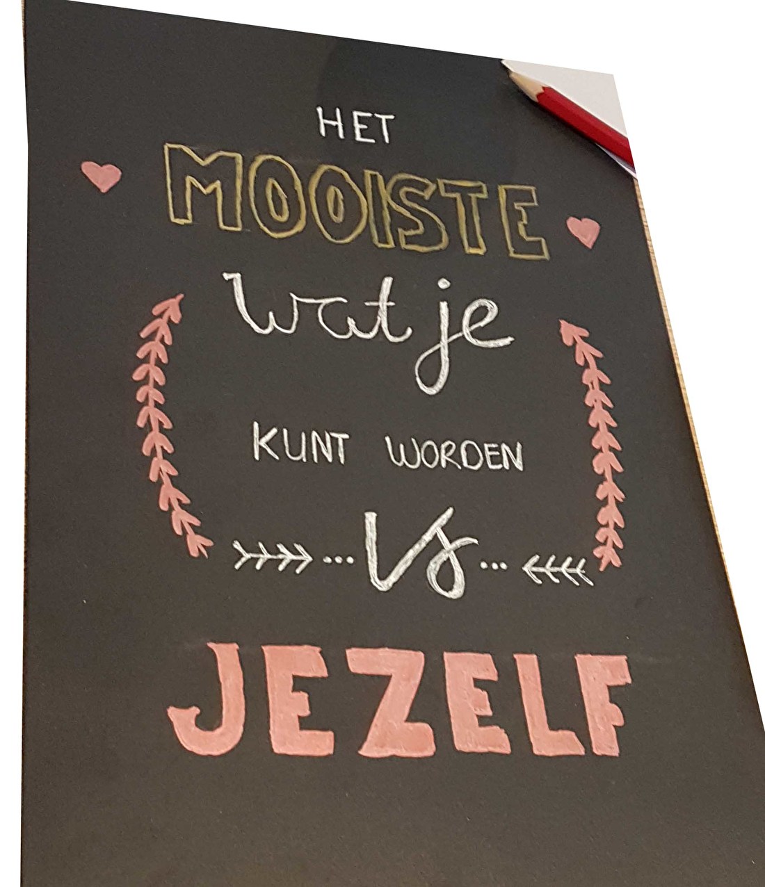 bitter God Stevig Handletteren op zwart papier! Tips & Trucs