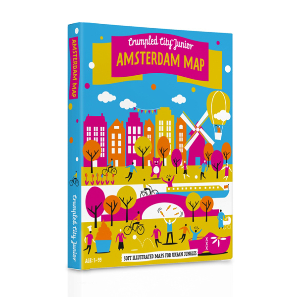 Crumpled City Map Junior - Amsterdam