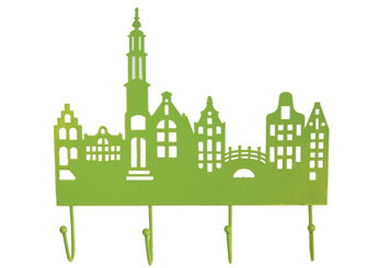 Kapstok "Amsterdam" groen