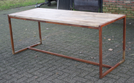 Staal onderstel Leon voor eettafel / bureau / vergadertafel