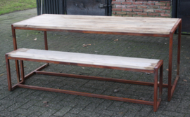 Staal onderstel Leon voor bankje
