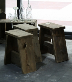 Houten kruk