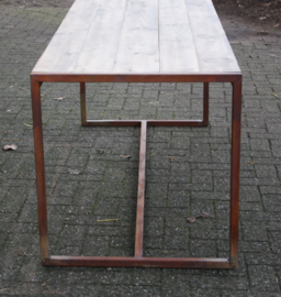 Staal onderstel Leon voor eettafel / bureau / vergadertafel