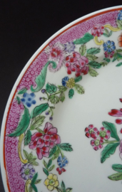 Qianlong Famille Rose bord