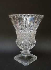 Vintage cut crystal vase