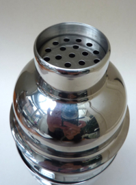 RVS cocktailshaker met recept aanduiding