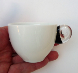 Guzzini Feeling black white espresso cups