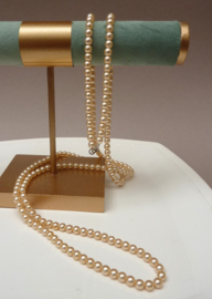 Long majorica pearl necklace