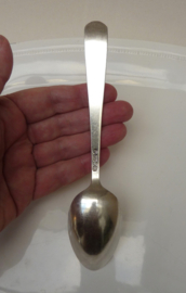 Gero model 431 Rokje verzilverde dessertlepel