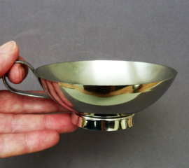 Lampo Italy Mid Century stainless steel handled sherbet dish