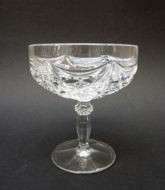 Nachtmann Eduard crystal champagne coupe glasses