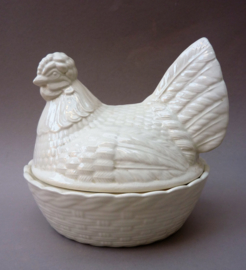 Crown Devon ironstone Hen on Nest chicken tureen