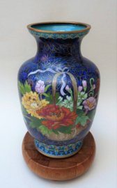 Jingfa Chinese cloisonne vaas