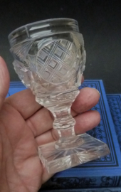 Irish or English square base rummer early 19th century