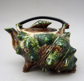 Japanse Mid Century studio pottery schelp theepot 400 ml