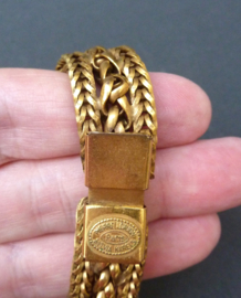 Pierre Lorion Sylvia Karels Paris verguld collier
