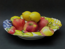 Bassano majolica fruit bowl