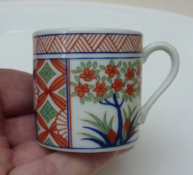 Japanese Imari ware espresso cups 1940s