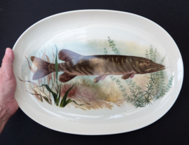 Royal Schwabab oval porcelain fish serving dish