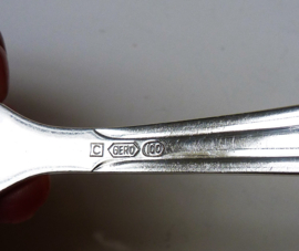 Gero 100 model 235 Progressive verzilverde dessertvork