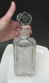 Galway Irish Crystal fan cut whisky decanter 10''