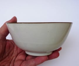 Chinese porcelain rice bowl blossom and bird