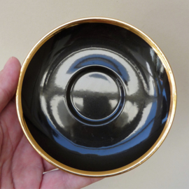 SPM Walkure porcelain espresso cup in black and gold