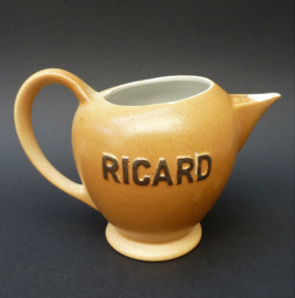 Ricard salt glazed earthenware pitcher