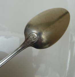 French Art Nouveau silver plated coffee spoons