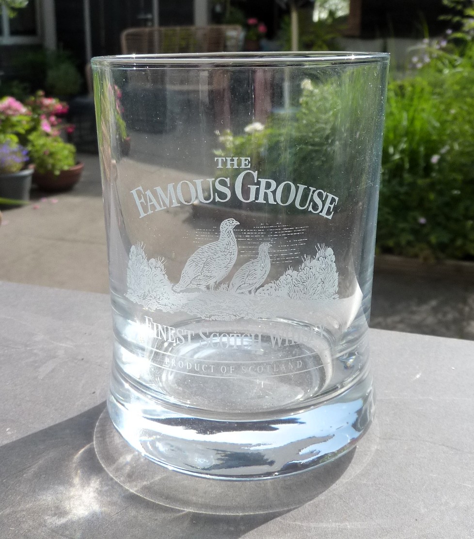 The Famous Grouse whisky glas