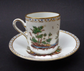 Richard Ginori Pittoria demitasse espresso cup with saucer