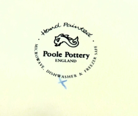 Poole Pottery Dorset Fruit Oranges spongeware dinner plate