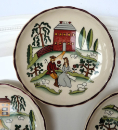 Mason's Country Lane butter dish
