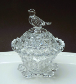 Hofbauer Byrdes crystal lidded box