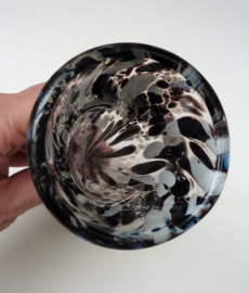 Boheemse Spatter Glass solifleur vaas