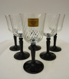 Luminarc France Onyx liqueur glass